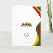 Fröhliches Kwanzaa Feiertagskarte (Rückseite)