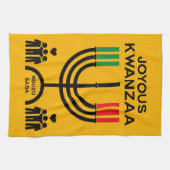 Fröhliches Kwanzaa Geschirrtuch (Horizontal)