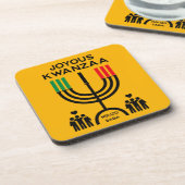 Fröhliches Kwanzaa Getränkeuntersetzer (Linke Seite)