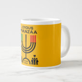 Fröhliches Kwanzaa Jumbo-Tasse (Vorderseite Rechts)