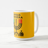 Fröhliches Kwanzaa Kaffeetasse (VorderseiteRechts)