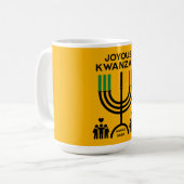 Fröhliches Kwanzaa Kaffeetasse (Vorderseite Links)