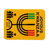Fröhliches Kwanzaa Magnet (Horizontal)