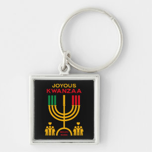 Fröhliches Kwanzaa Schlüsselanhänger