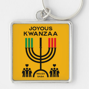 Fröhliches Kwanzaa Schlüsselanhänger