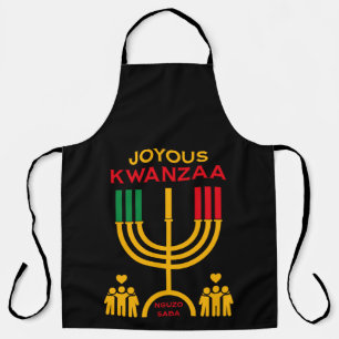 Fröhliches Kwanzaa Schürze