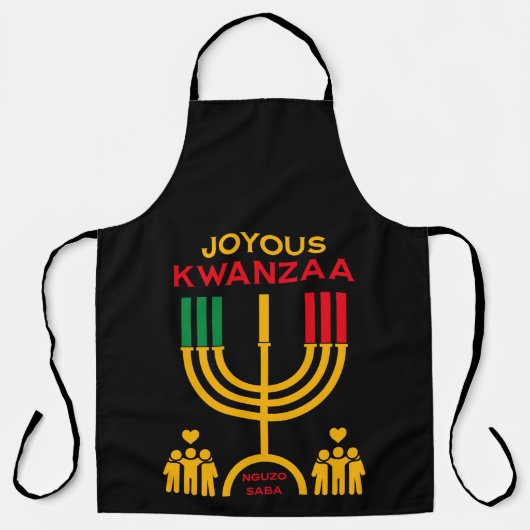 Fröhliches Kwanzaa Schürze (Vorderseite)
