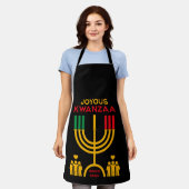 Fröhliches Kwanzaa Schürze (Getragen)
