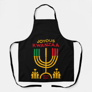 Fröhliches Kwanzaa Schürze