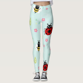 fröhliches Ladybug-Design Leggings