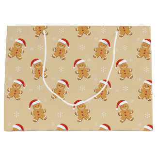 Fröhliches Lebkuchen-Weihnachten Große Geschenktüte