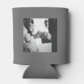 Fröhliches Liebe-Lachen nach Hochzeit Dosenkühler (Rückseite)