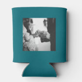 Fröhliches Liebe-Lachen nach Hochzeit Dosenkühler (Rückseite)