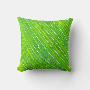 fröhliches Lime Green Abstrakt Kissen