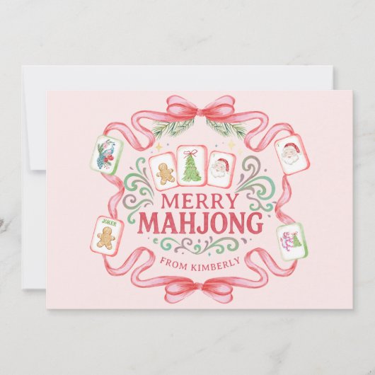 Fröhliches Mahjong | Weihnachten (Vorderseite)