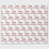 Fröhliches Muttertagsbroschüre Geschenkpapier (Flach)