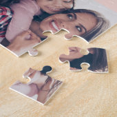 Fröhliches Muttertagsfoto Collage & Blumenmuster Puzzle (Seite)