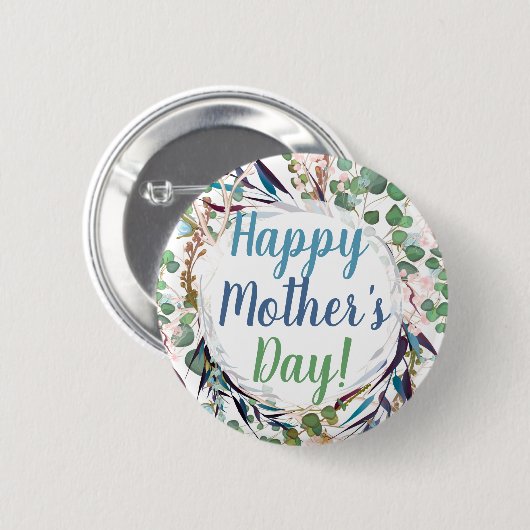 Fröhliches Müttertagsgeschenk für Mama Oma Button (Vorne & Hinten)