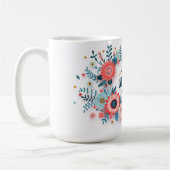 Fröhliches Muttertagsherz Kaffeetasse (Links)