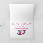 Fröhliches Muttertagsnähen Karte (Innenseite)