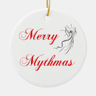 Fröhliches Mythmas Keramik Ornament