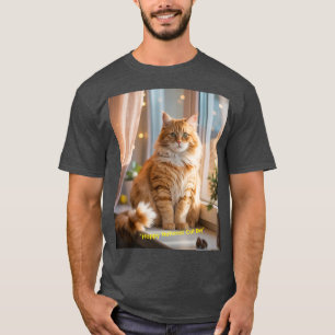 Fröhliches Nationaler Katzentag T-Shirt
