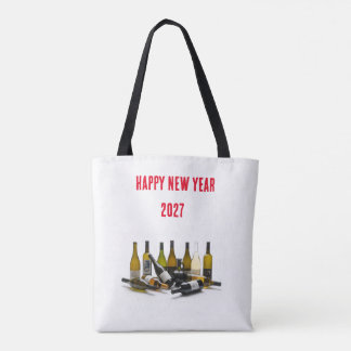 Fröhliches Neues Jahr 2027 Tragetasche Tasche