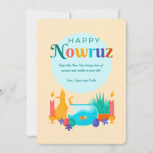 Fröhliches Nowruz  Feiertagskarte