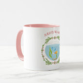 Fröhliches Nowruz Tasse (Vorderseite Links)