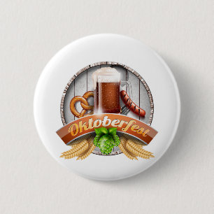 fröhliches Oktoberfest Button
