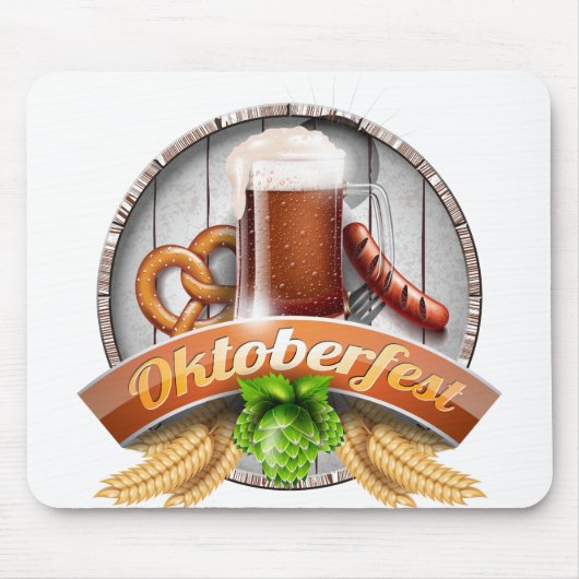 fröhliches Oktoberfest Mousepad (Vorne)