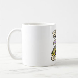 Fröhliches Ostara Heidentum Osterhase Hexe Kaffeetasse