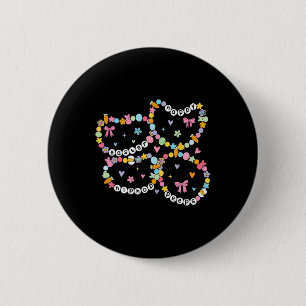 Fröhliches Oster-Retro-Freundschaftsarmband Aufers Button