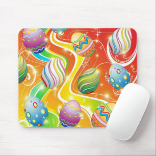 Fröhliches Ostereier Festtagsmuster Mousepad