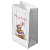 Fröhliches Ostergeschenktüte Kleine Geschenktüte (Vorderseite Schrägansicht)
