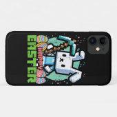 Fröhliches Osterhase Pixel Spiel  Case-Mate iPhone Hülle (Rückseite (Horizontal))