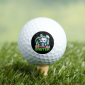 Fröhliches Osterhase Pixel Spiel  Golfball (Insitu T-Shirt)
