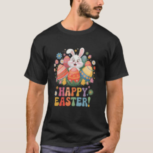 Fröhliches Osterhase und Eier Fest für Kinder T-Shirt