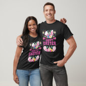 Fröhliches Osterhasen-Feierdesign T-Shirt (Unisex)