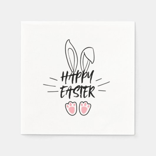 Fröhliches Ostermuster Serviette (Vorderseite)