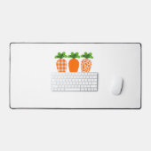 Fröhliches Ostern Karotte Cute Oster T-Shirt Schreibtischunterlage (Tastatur & Maus)