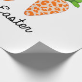 Fröhliches Ostern Karotte Süßes Ostern T-Shirt Geschenkpapier (Ecke)