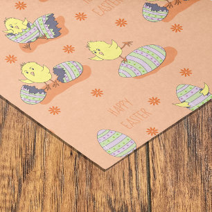 Fröhliches Ostern Kleines Küken-Tissue-Papier Seidenpapier