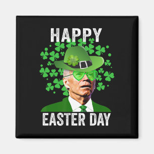 Fröhliches Ostern Lustiger Joe Biden Herz Gles St Magnet