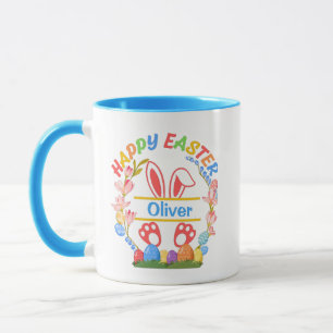 Fröhliches Ostern Personalisiertes T-Shirt Tasse