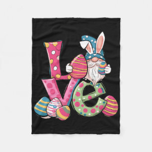 Fröhliches Ostern-Shirt Gnom Ostertag Liebe Männer Fleecedecke