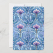 Fröhliches Pastell Romantisches Foto Save The Date (Rückseite)