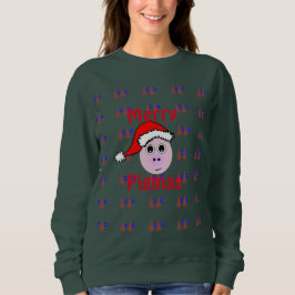Fröhliches Pigmas, hässliche Weihnachtsstrickjacke Sweatshirt