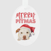 Fröhliches Pitmas | Sankt Ornament (Vorderseite)