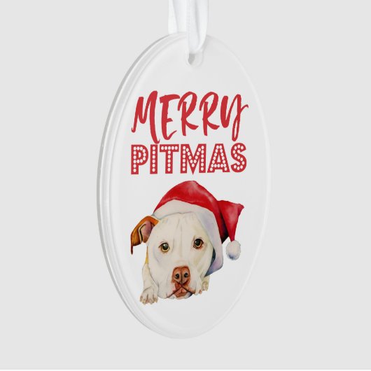 Fröhliches Pitmas | Sankt Ornament (Vorderseite)